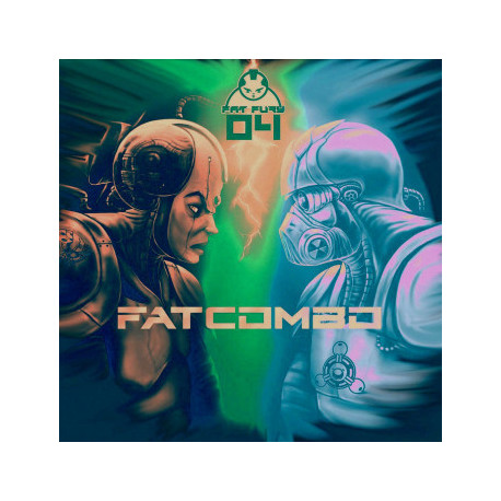Pochette du vinyle Fat Fury 04, Insane Teknology, Nesh Mayday, Stiwie.