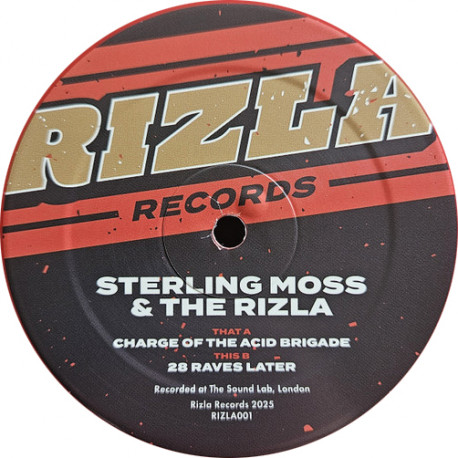 Rizla 001, acid-techno vinyl.