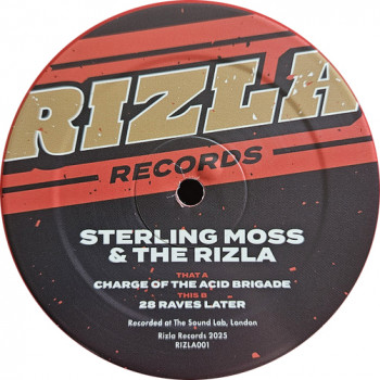 Rizla 001, acid-techno vinyl.