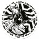 Center label of Psychoquake 11, freetekno vinyl.