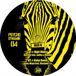 Macaron du vinyle PsychoDynamik 04, vinyle ragga-jungle