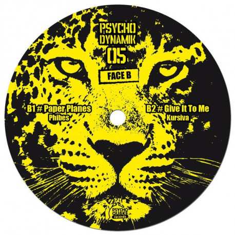Macaron du vinyle PsychoDynamik 05, vinyle ragga-jungle