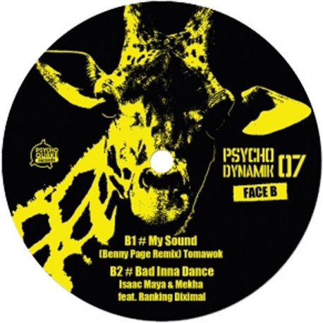 Macaron du vinyle PsychoDynamik 07, vinyle ragga-jungle