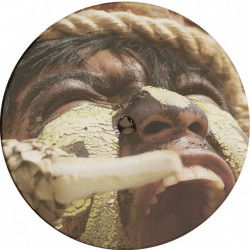 Center label of Cult Collective 49, acidcore induscore vinyl.