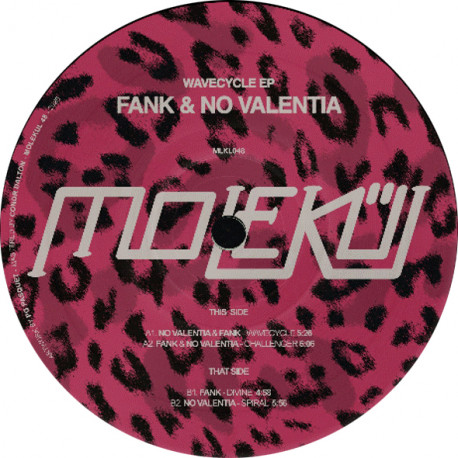 Macaron du vinyle Molekül 048 - Wavecycle EP, vinyle techno.