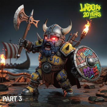 Pochette du Labo 14 – 20 Years Part 3, vinyle pumping tribe