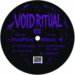 Visuel du vinyle Void Ritual Hors Série 02, édition hardcore FREETEKNO limitée à 200 copies