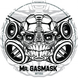 Graphisme du vinyle Neurotrope 050 avec Mr Gasmask