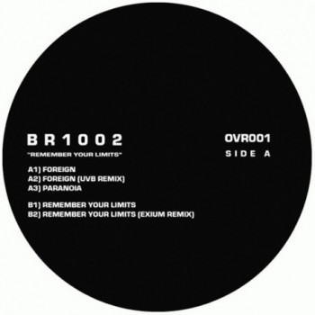Overstep 001, techno vinyl.
