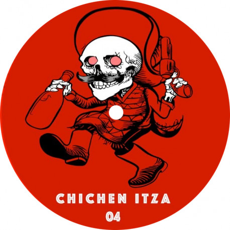 Graphisme du vinyle freetekno Chichen Itza 04