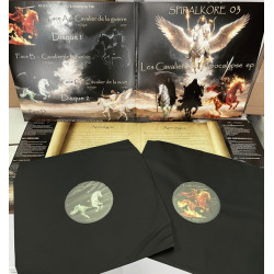 Spiralkore 03 – Les Cavaliers De L'Apocalypse by Feb, double FREETEKNO vinyl in a gatefold sleeve.