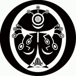 Graphism center label of freetekno vinyl EKO 001