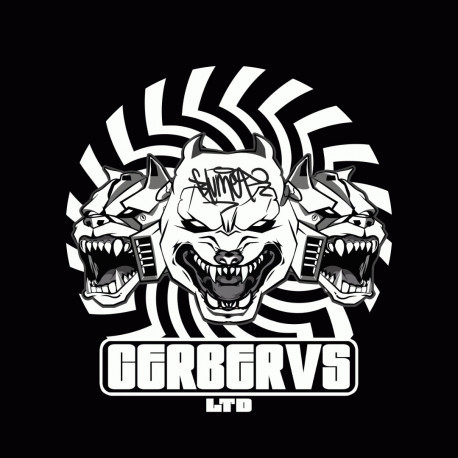 Pochette du triple vinyles freetekno tribe  Cerbervs LTD 01