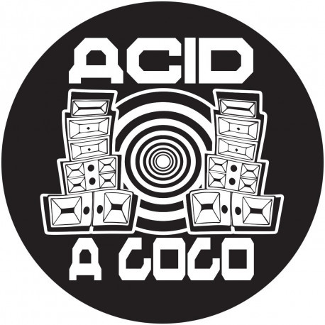 Acid A Gogo 01, acidcore vinyl graphism.