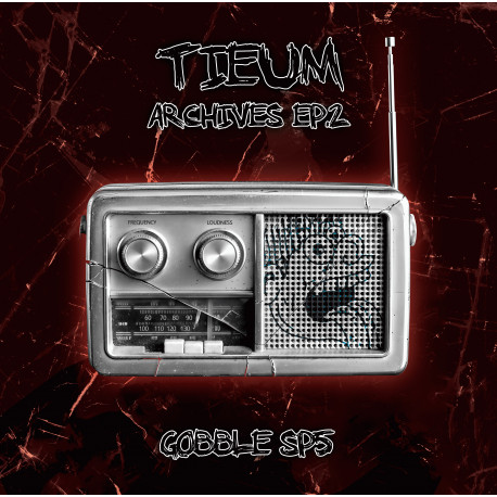 Pochette du vinyle hardcore Gobble Spécial 5, Tieum.