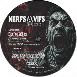 Macaron du vinyle Nerfs A Vif Hors Série 02, Akouphen, Human Machine Orchestral, Naak.