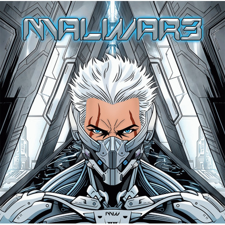 Pochette du vinyle hardcore Malware 02, Kastet, Mascore.
