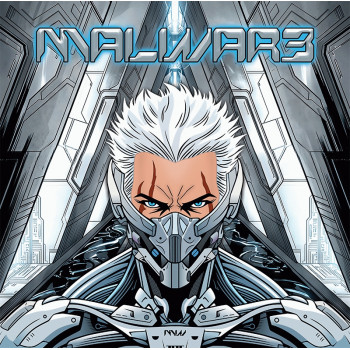 Pochette du vinyle hardcore Malware 02, Kastet, Mascore.