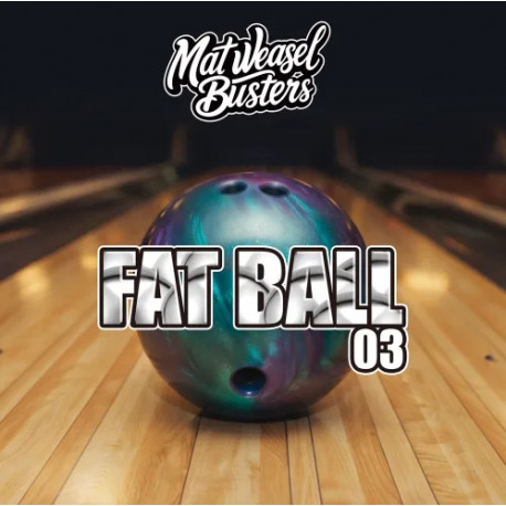 Pochette du vinyle Fat Ball 03, Mat Weasel Busters.