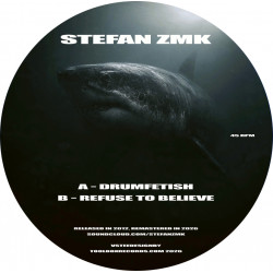 Macaron du vinyle Peur Bleue 11 RM, Stefan ZMK.