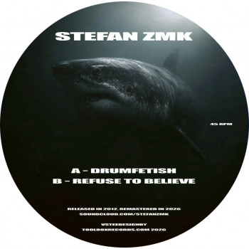 Macaron du vinyle Peur Bleue 11 RM, Stefan ZMK.