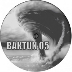 Label center of Baktun 05 hardcore vinyl