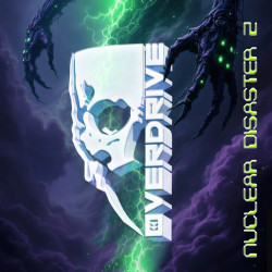 Pochette du vinyle hardcore Overdrive LTD 022, Nuclear Disaster 2, OVR-022.
