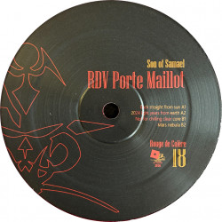 Macaron du vinyle Rouge De Colère 18, RDV Porte Maillot, Son Of Samael.