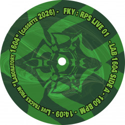 Macaron du vinyle FKY RPS Live 01, Laboratory 1604, FKY.